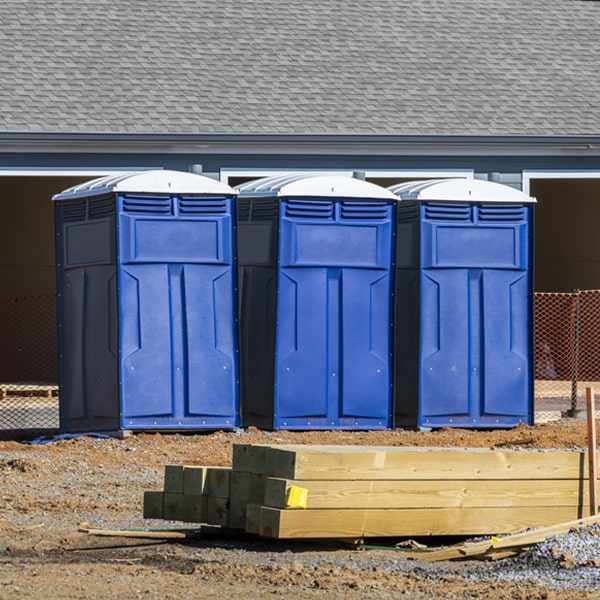 how often are the porta potties cleaned and serviced during a rental period in Batesville VA